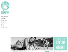 Tablet Screenshot of calcoastfitness.com